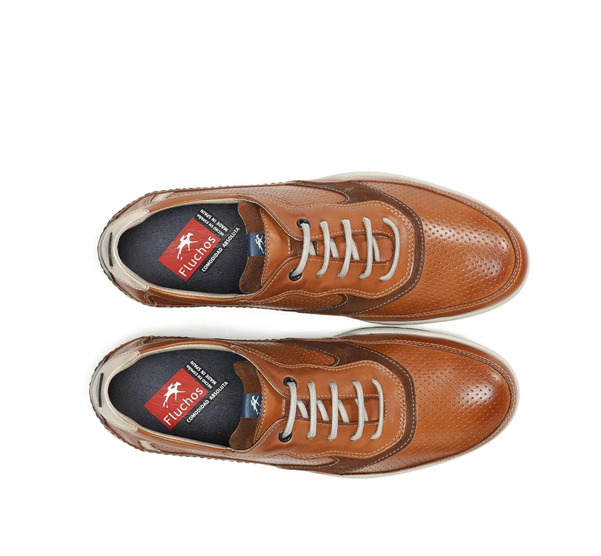 Fluchos Jaden F1738 sneaker marrone uomo lacci