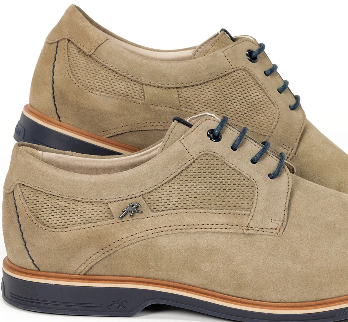Fluchos Tristan F1744 scarpe uomo beige pianta larga