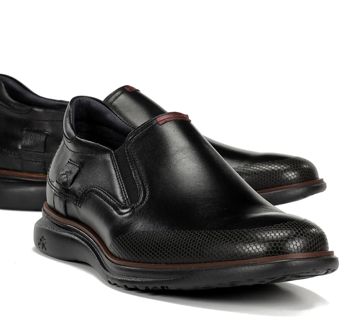 Fluchos Fenix F0205 slip-on uomo nere ammortizzate