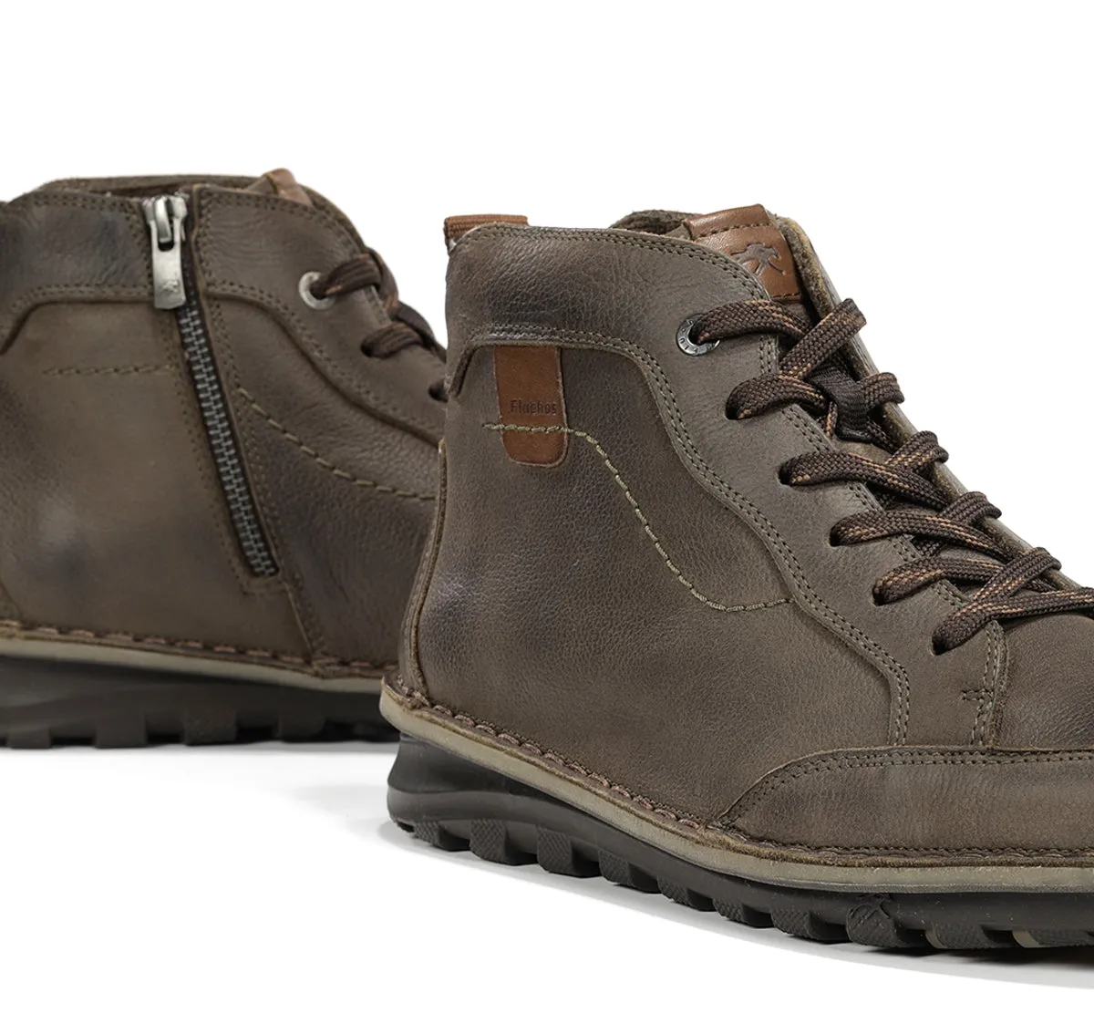 Fluchos Alvin F2261 polacchi uomo verdi comfort