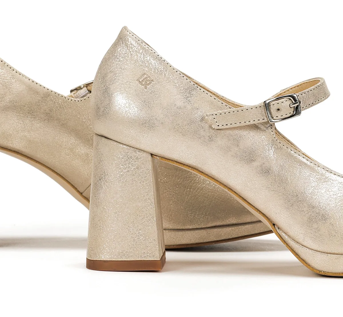 Fluchos Karla D9265 scarpa oro donna tacco