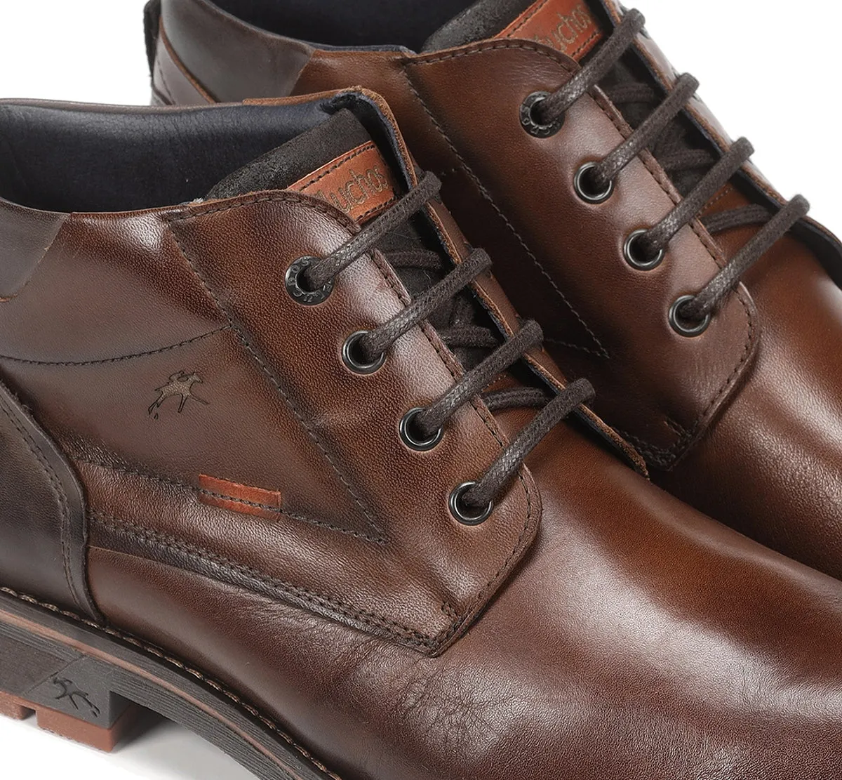 Fluchos Terry F1341 stivaletti uomo marrone casual