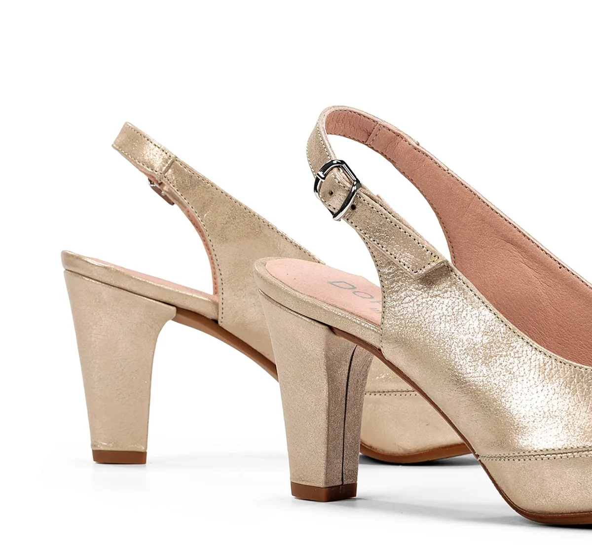 Dorking Blesa D5833 Scarpa Donna Oro con Tacco