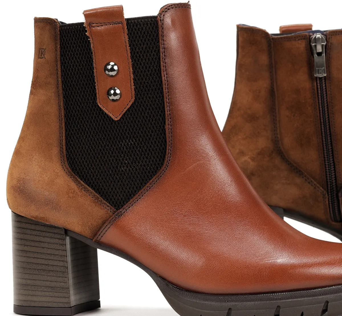 Dorking Camyl D8850 stivaletti donna marroni tacco alto