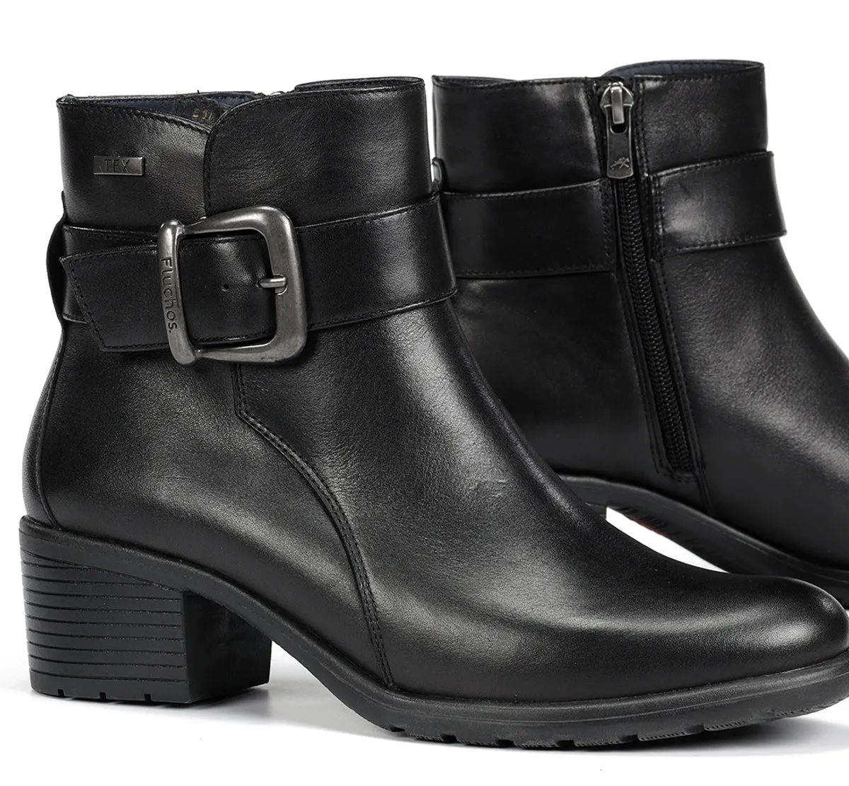 Fluchos Galit F2315 stivaletto donna nero impermeabile