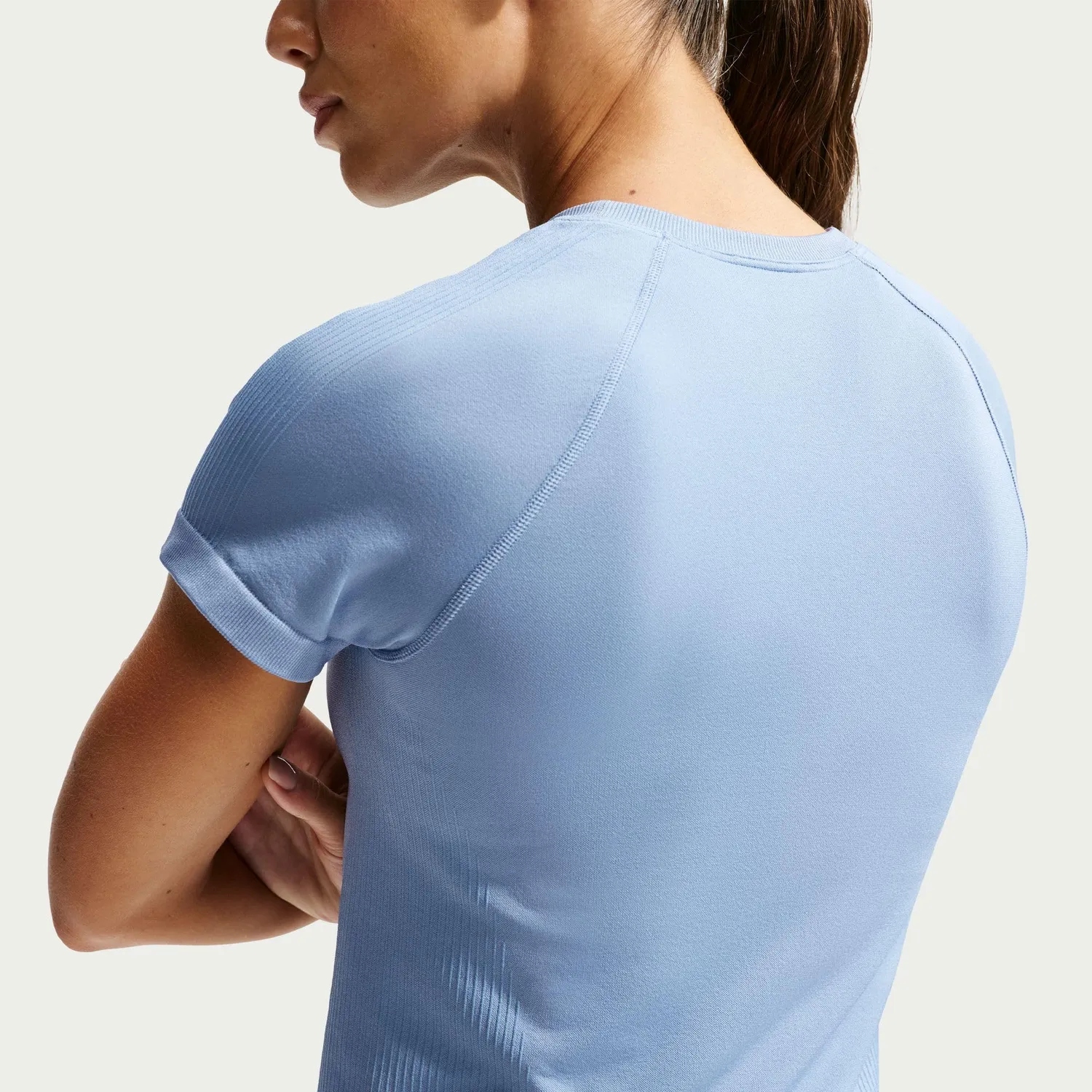 Nike Dri-FIT Seamless t-shirt donna M blu Work Blue