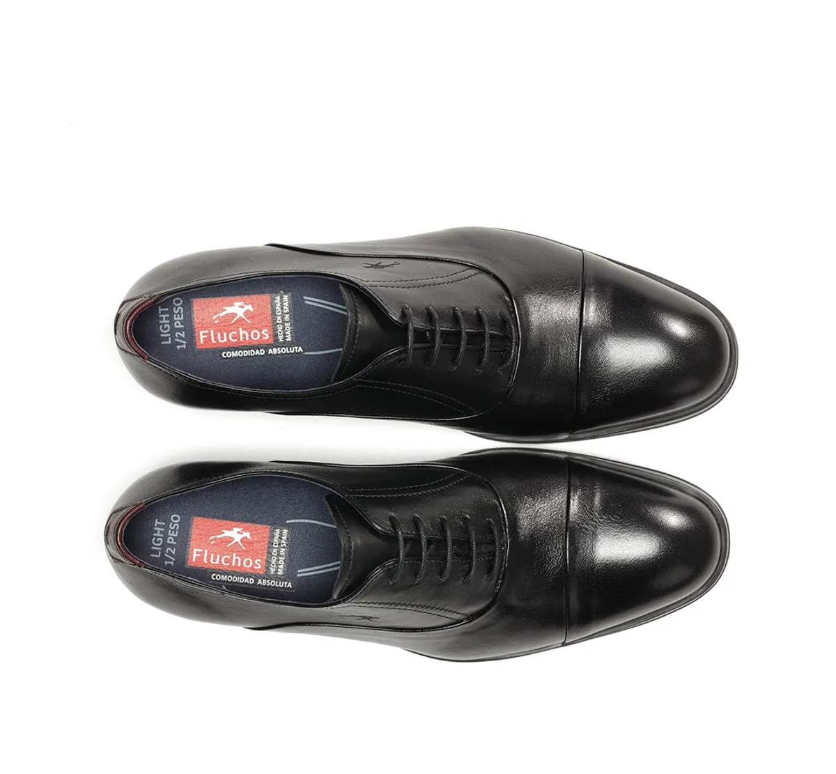Fluchos Asgard F1837 scarpe uomo nere eleganti