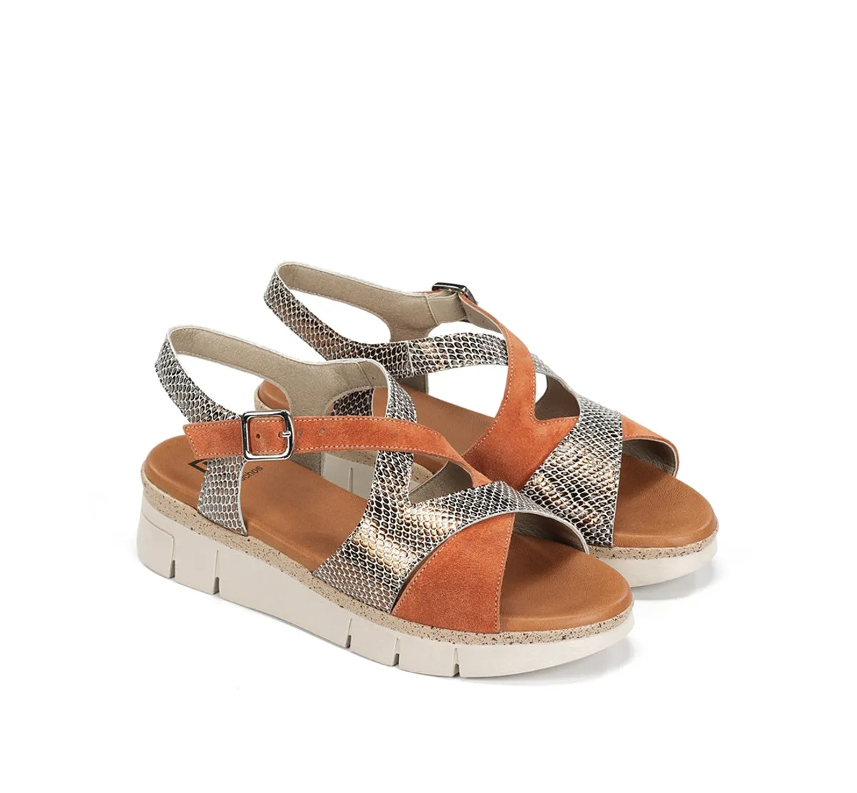 Fluchos Klau D9485 sandali marroni donna