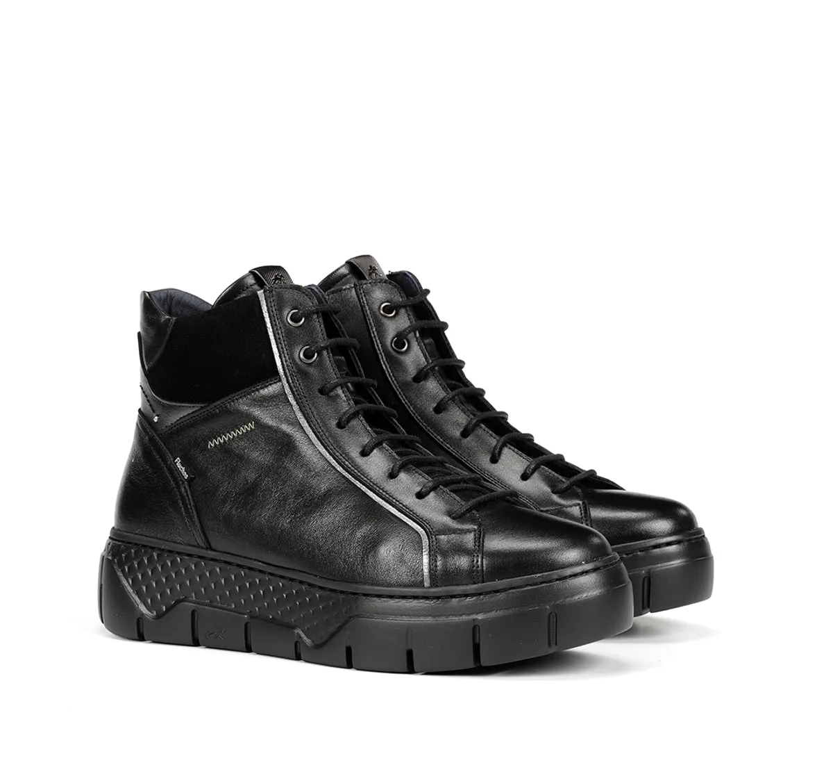 Fluchos Ilia F2304 stivaletto donna nero stringato