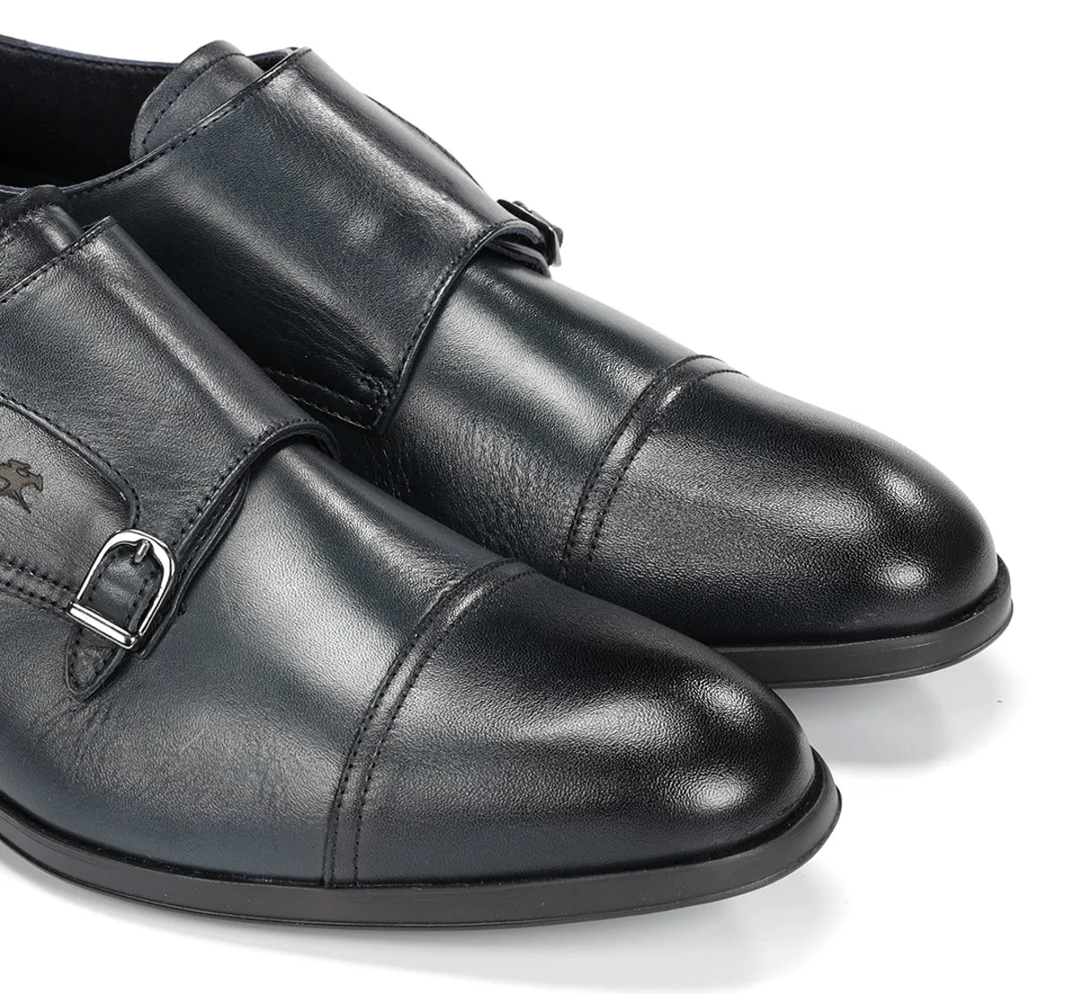 Fluchos Asgard F1838 scarpa uomo blu pelle elegante