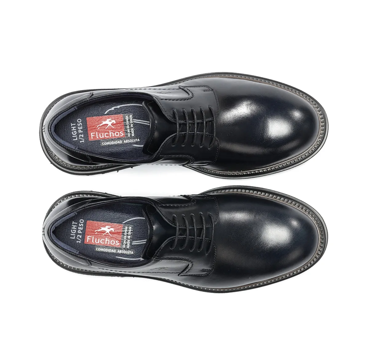 Fluchos Lincon F2054 scarpe blu classiche uomo