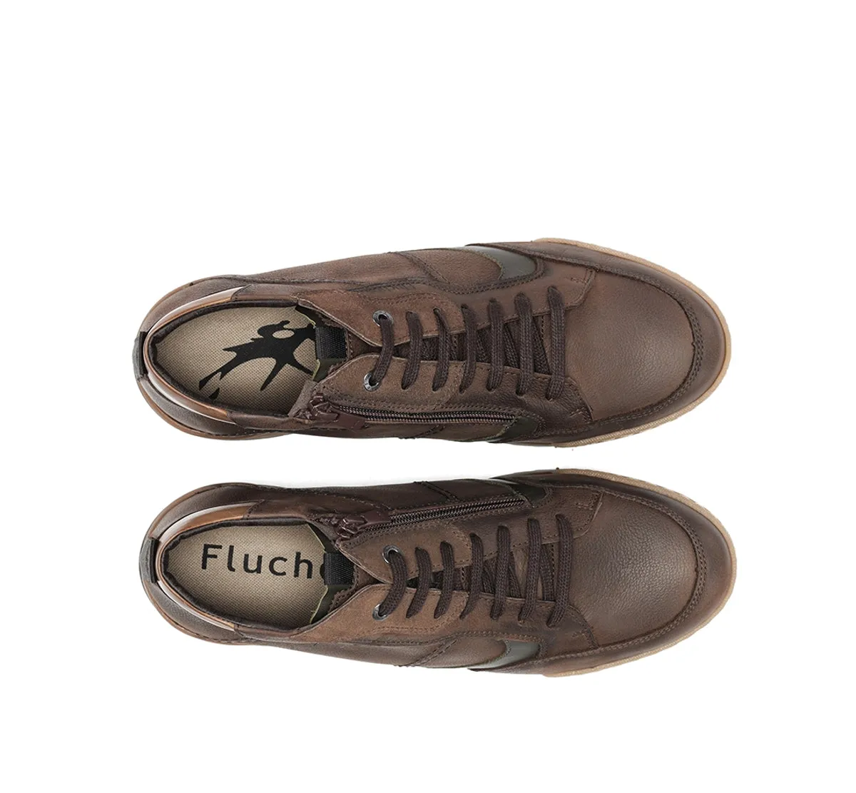 Fluchos Elder F2274 polacchino uomo marrone pianta larga