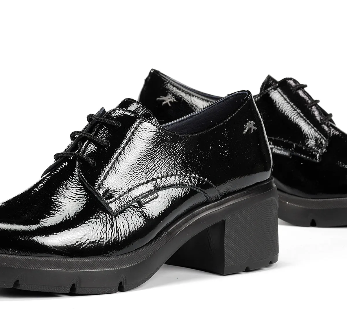 Fluchos Fugaz F2242 scarpa donna nero carrarmato