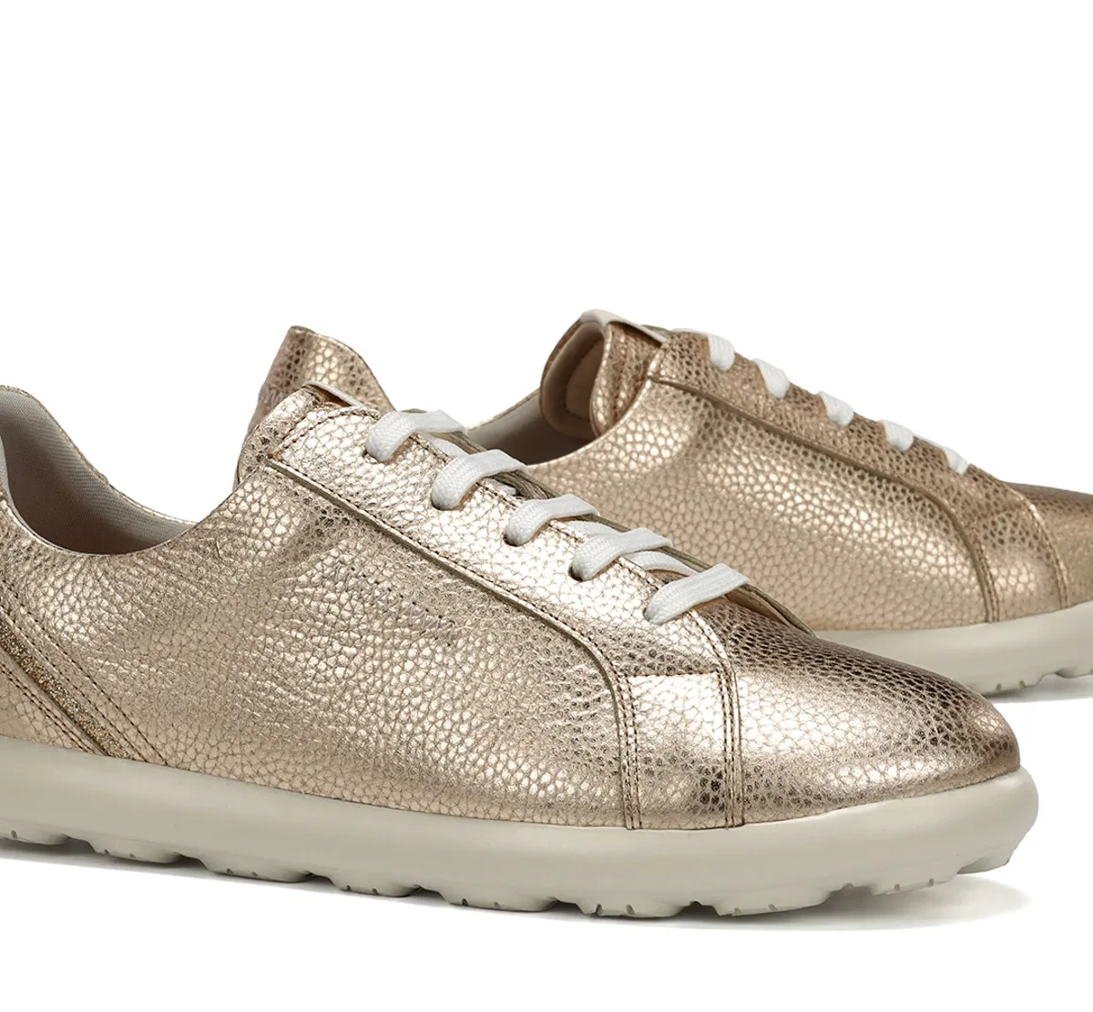 Fluchos Party F2438 sneakers donna oro pianta larga