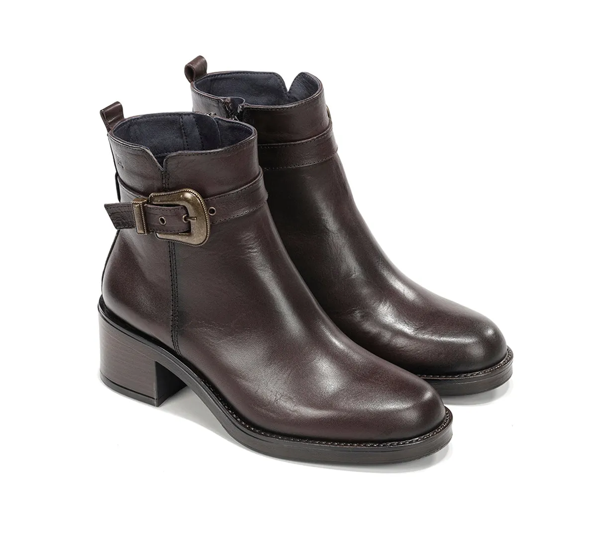 Fluchos Dorking Linet D9801 stivaletti donna pelle marrone