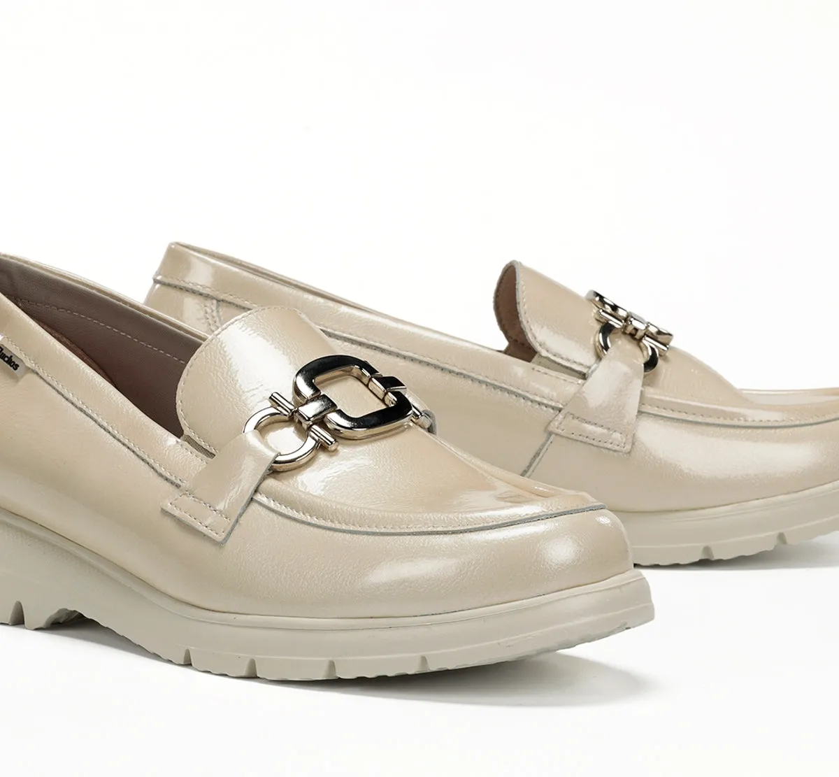 Fluchos Gladis F2282 mocassini donna taupe leggeri