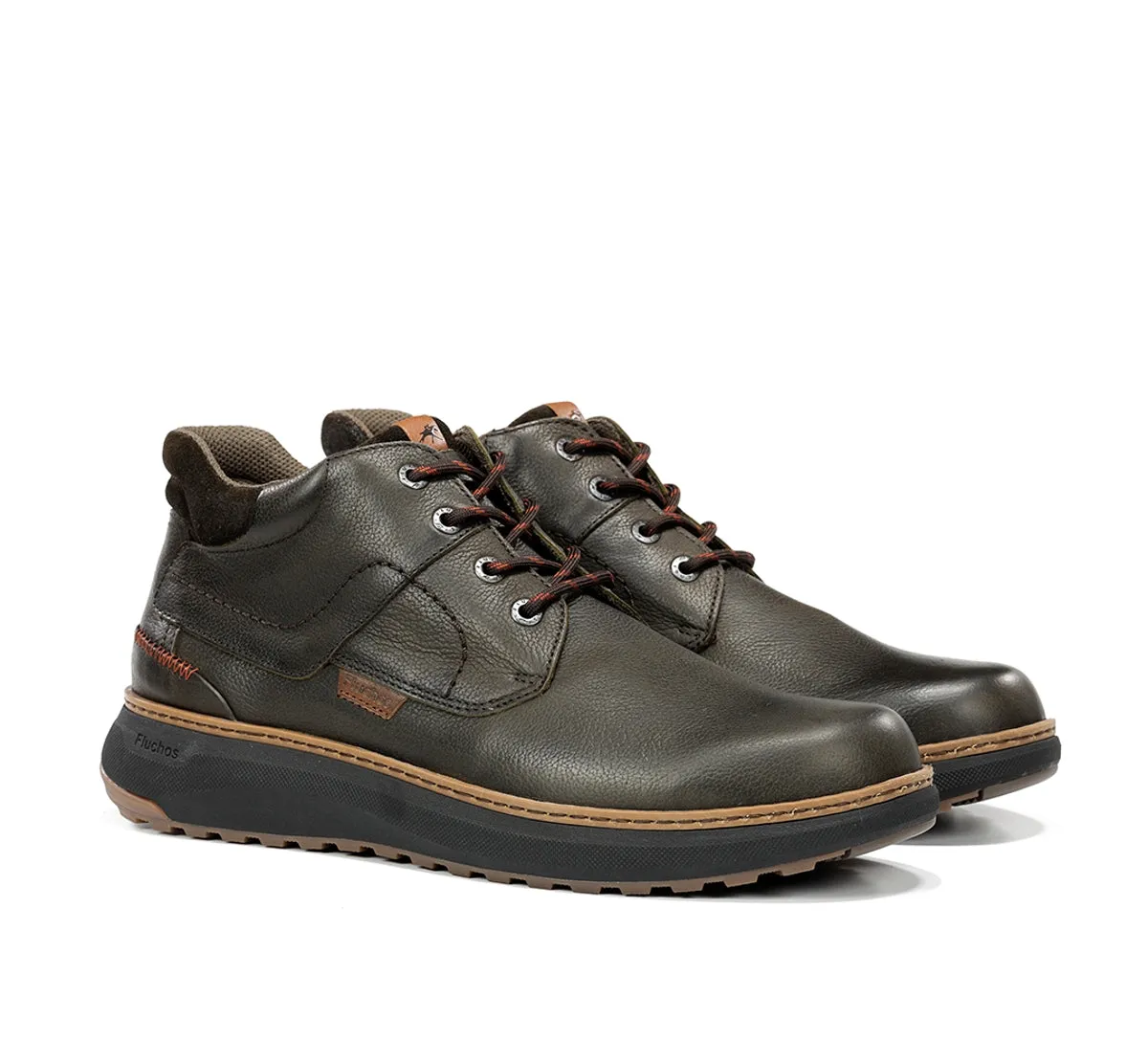 Fluchos Wildford F2536 stivaletti uomo verdi pelle