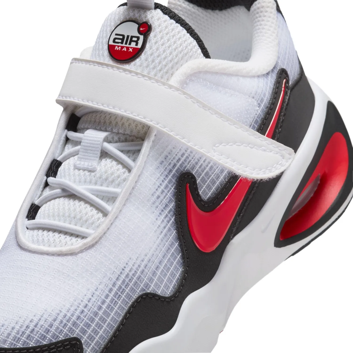 Nike Air Max Nova scarpa bambini White Red traspirante