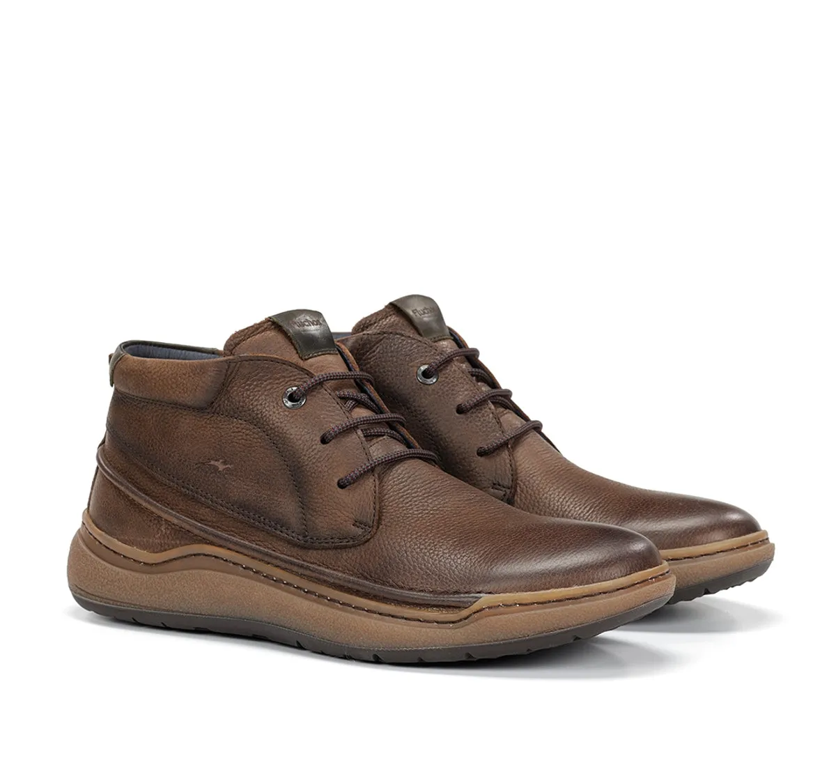 Fluchos Rocky F2034 stivaletti uomo marroni comodi