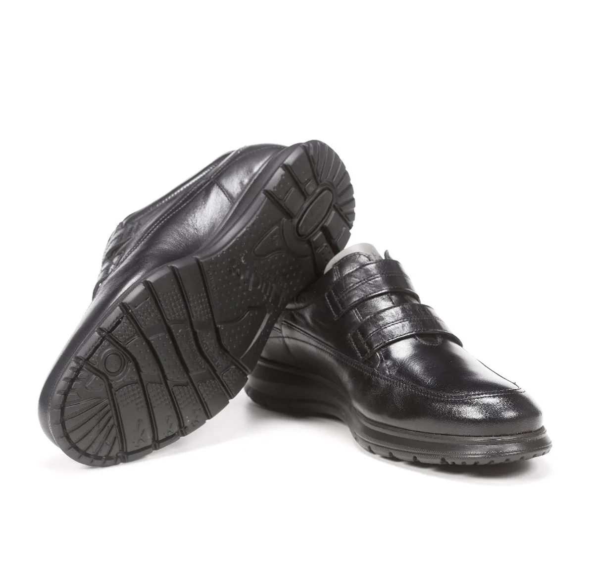 Fluchos Zeta F0608 scarpe uomo nere classiche