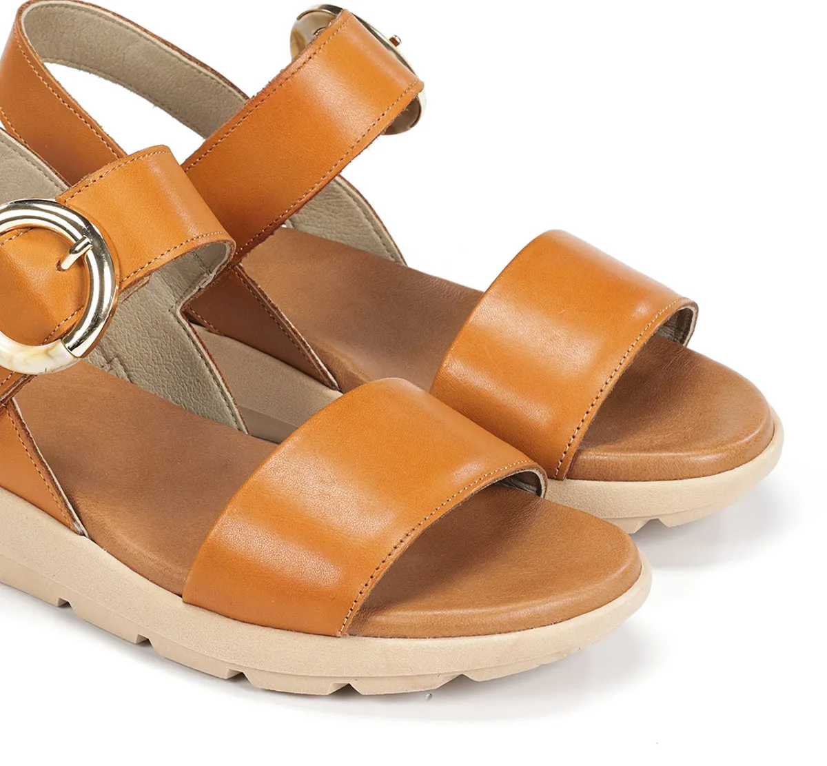Fluchos Gandia D9468 sandalo donna marrone leggero