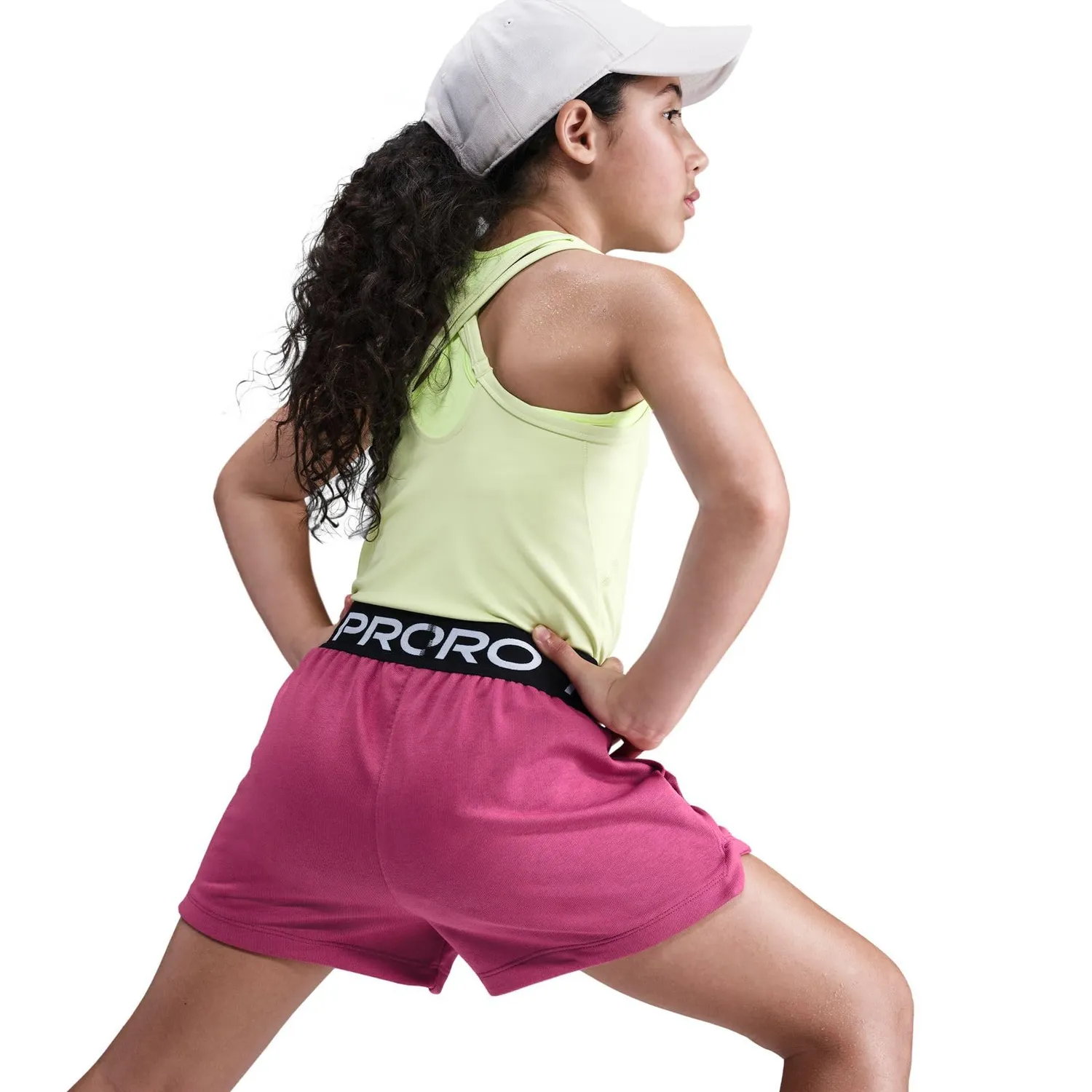 Nike Pro Fleece Dri-Fit shorts bambina 8-10 anni neri