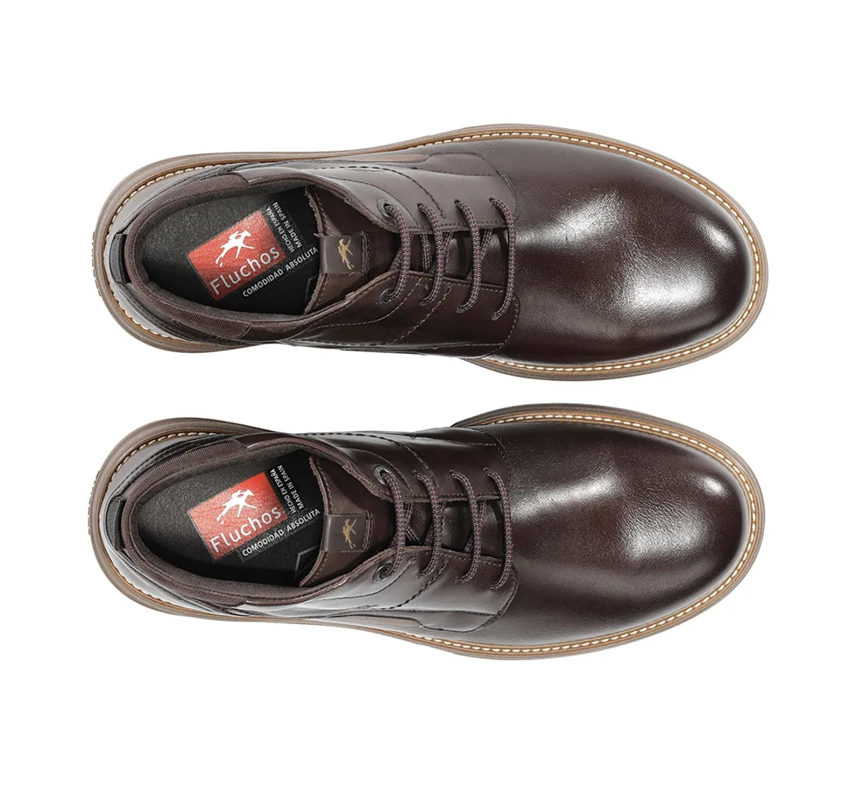 Fluchos Dalton F2508 Stivaletti Uomo Marroni Pelle