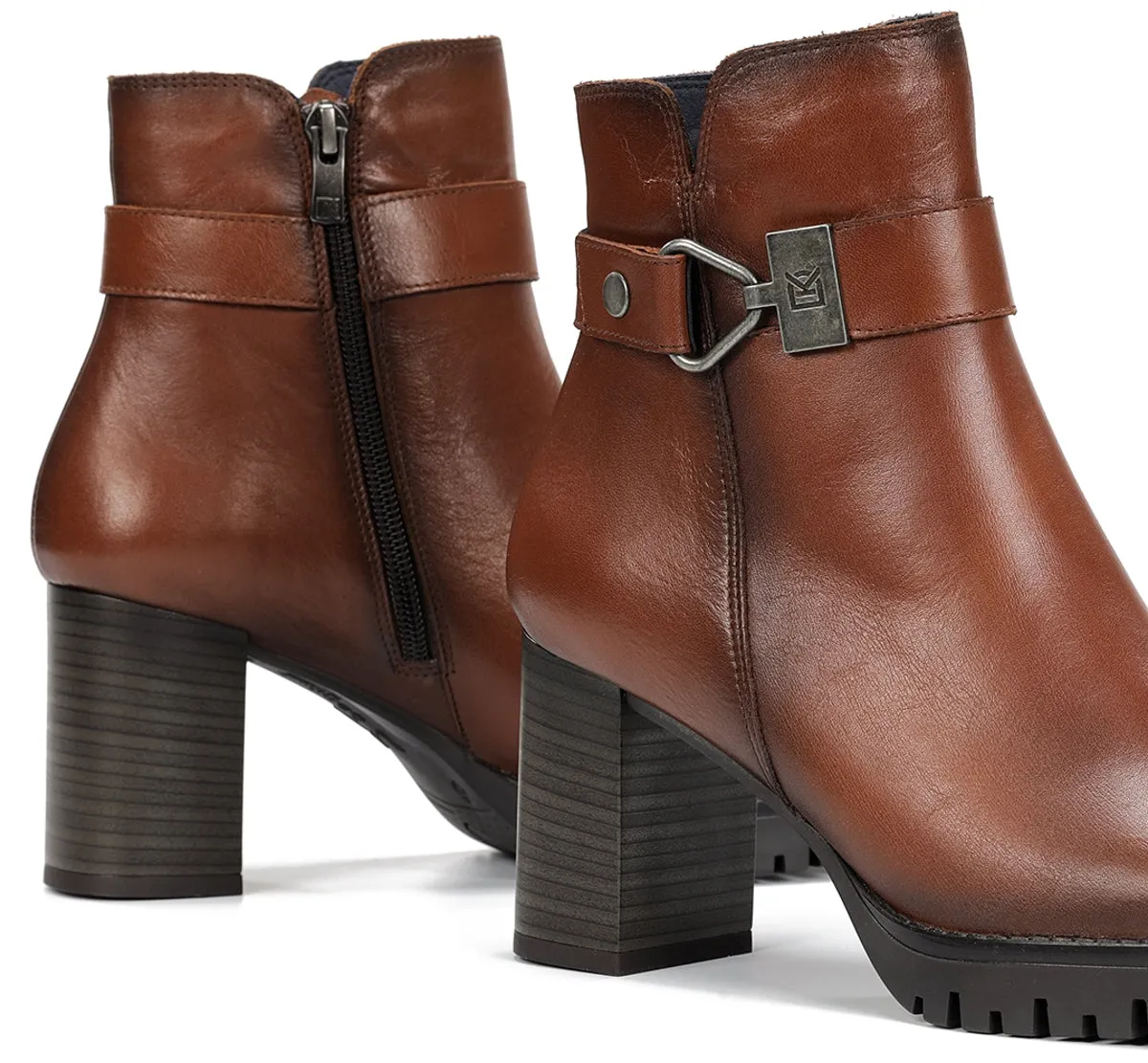 Dorking Evie D8961 Tronchetti Donna Marroni Tacco