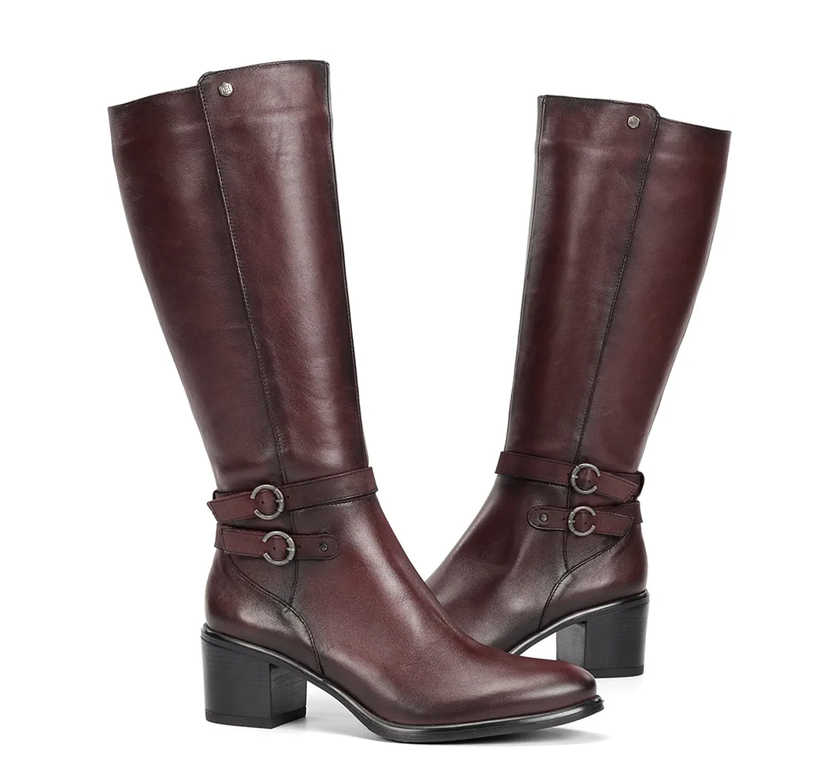 Fluchos Lexi D8610 stivali donna bordeaux nubuk