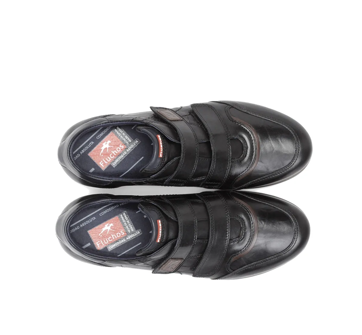 Fluchos Daniel 9262 scarpe casual nere uomo