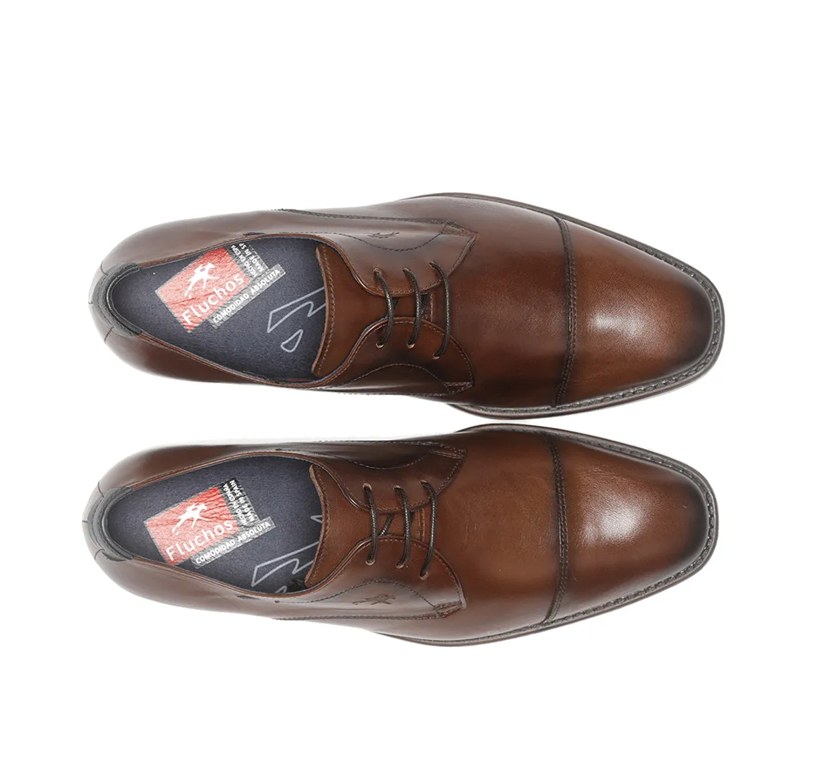 Fluchos Luke F1055 scarpa uomo marrone elegante