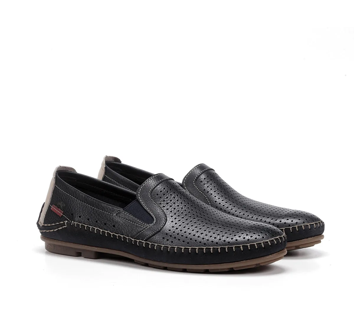 Fluchos Dorian F1177 Mocassini Blu Uomo Slip On