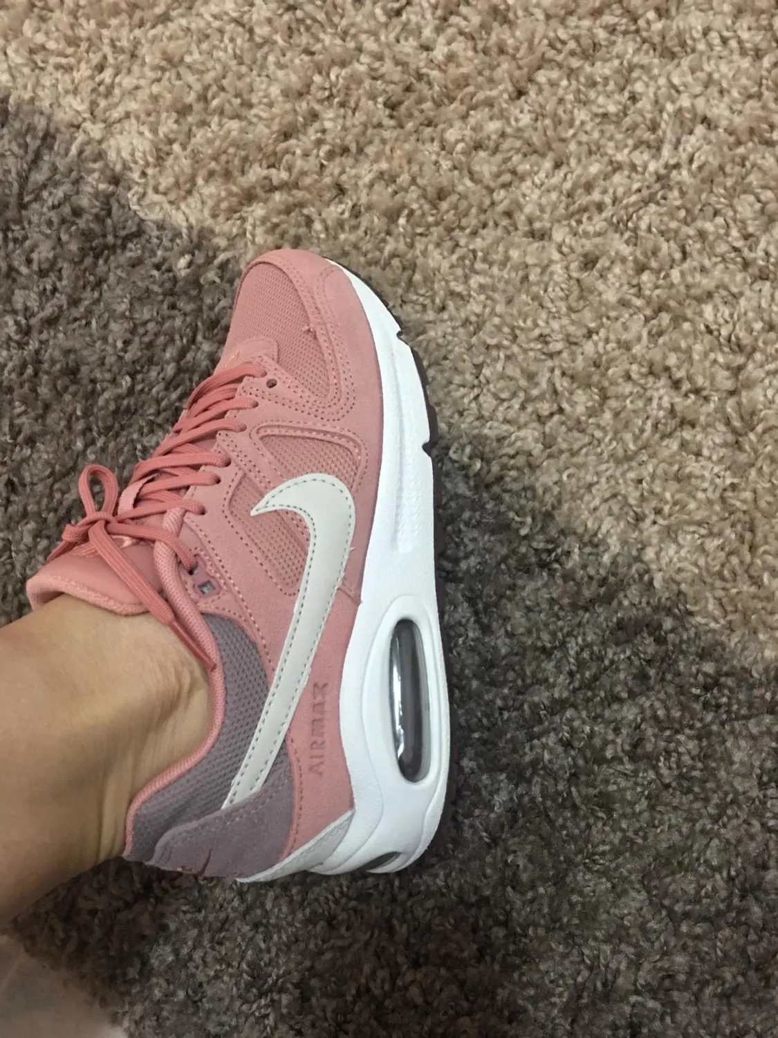Nike Air Max Command sneakers donna pelle bianche