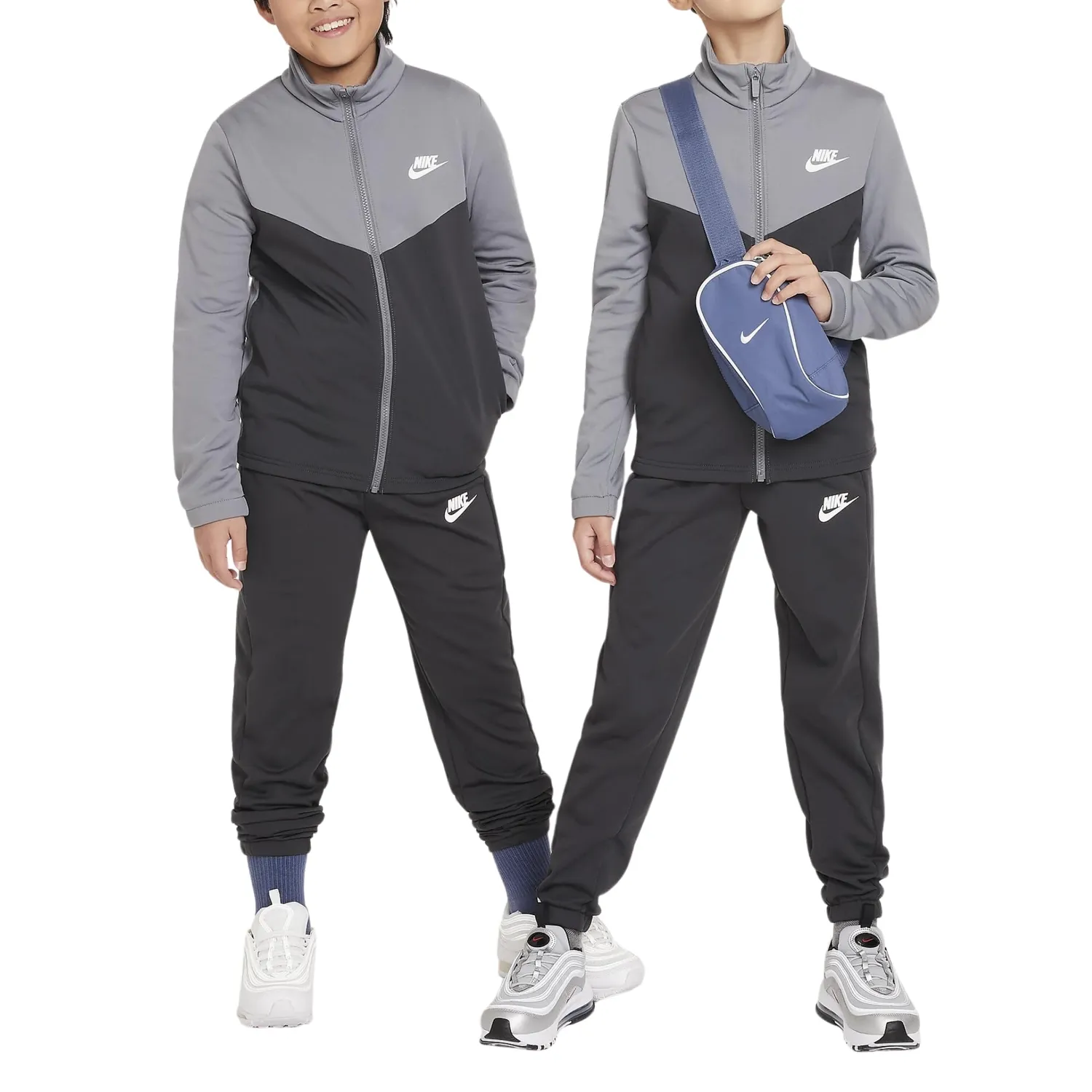Nike Sportswear tuta sportiva bambino blu 12-13 anni