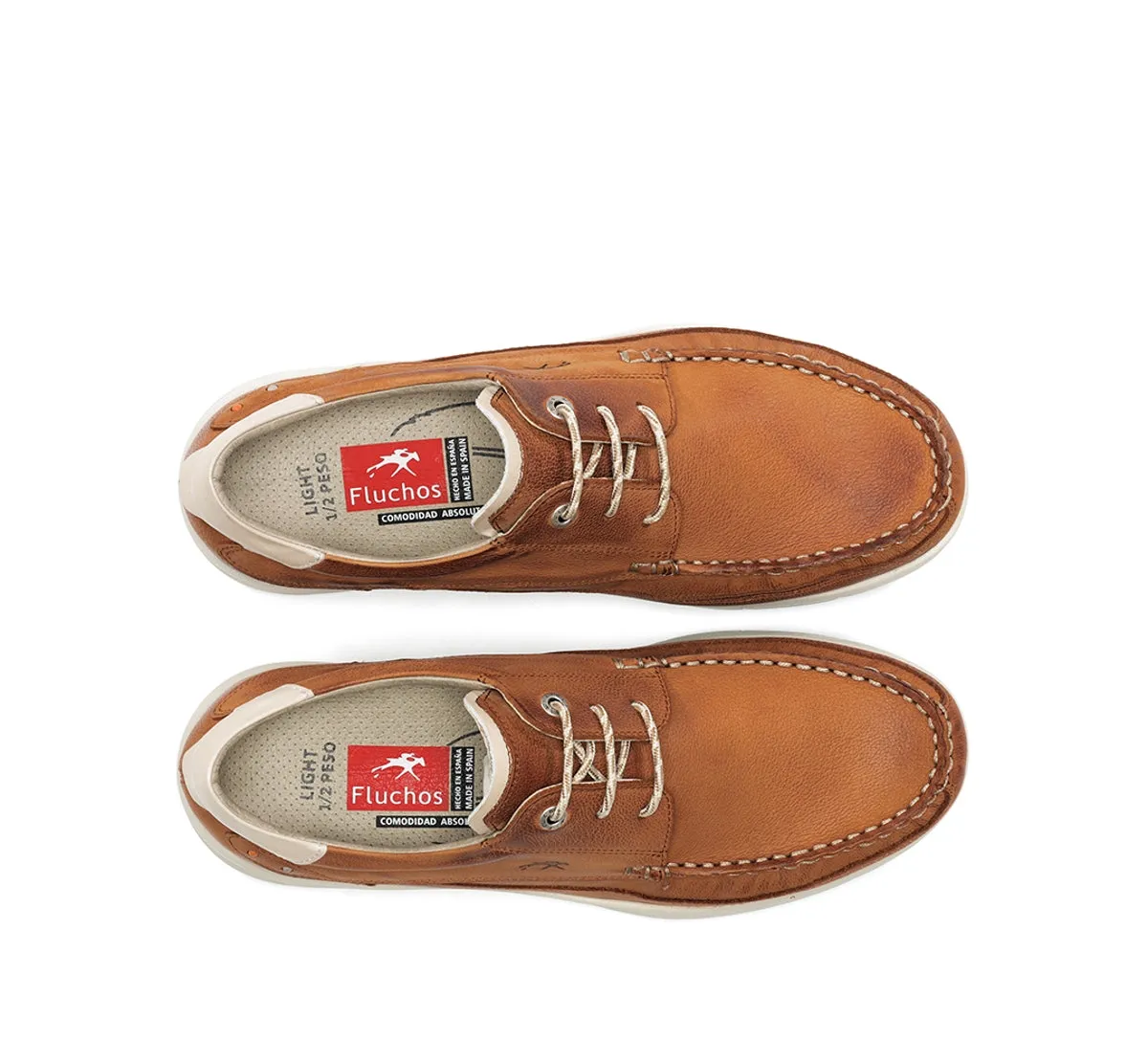 Fluchos Kai F2149 scarpe uomo marroni comode