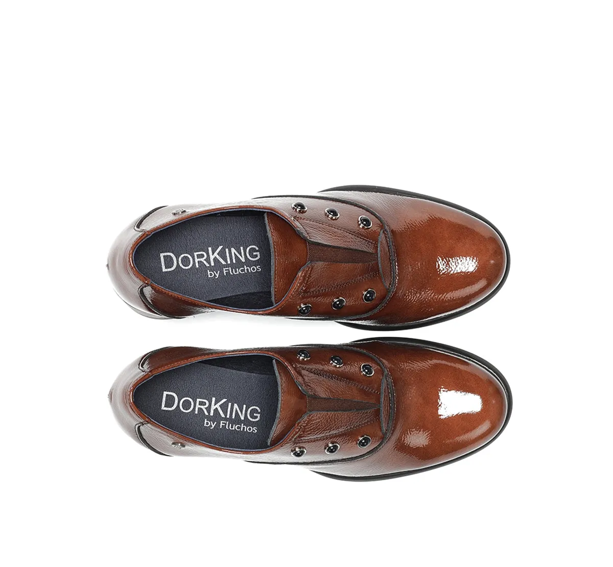 Dorking Macy D9376 scarpe donna marroni tacco medio