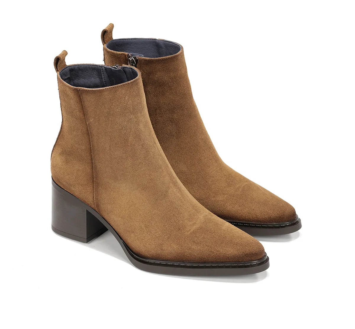 Fluchos Tess D9822 stivaletti marroni donna tacco