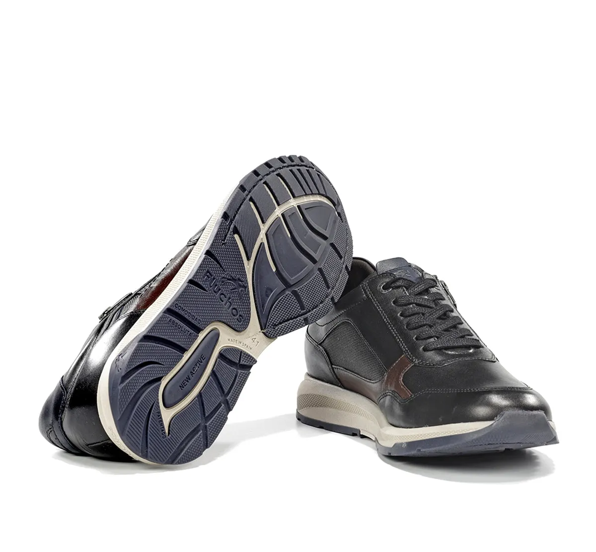 Fluchos Karter F2530 Sneakers Uomo Nero Compatte