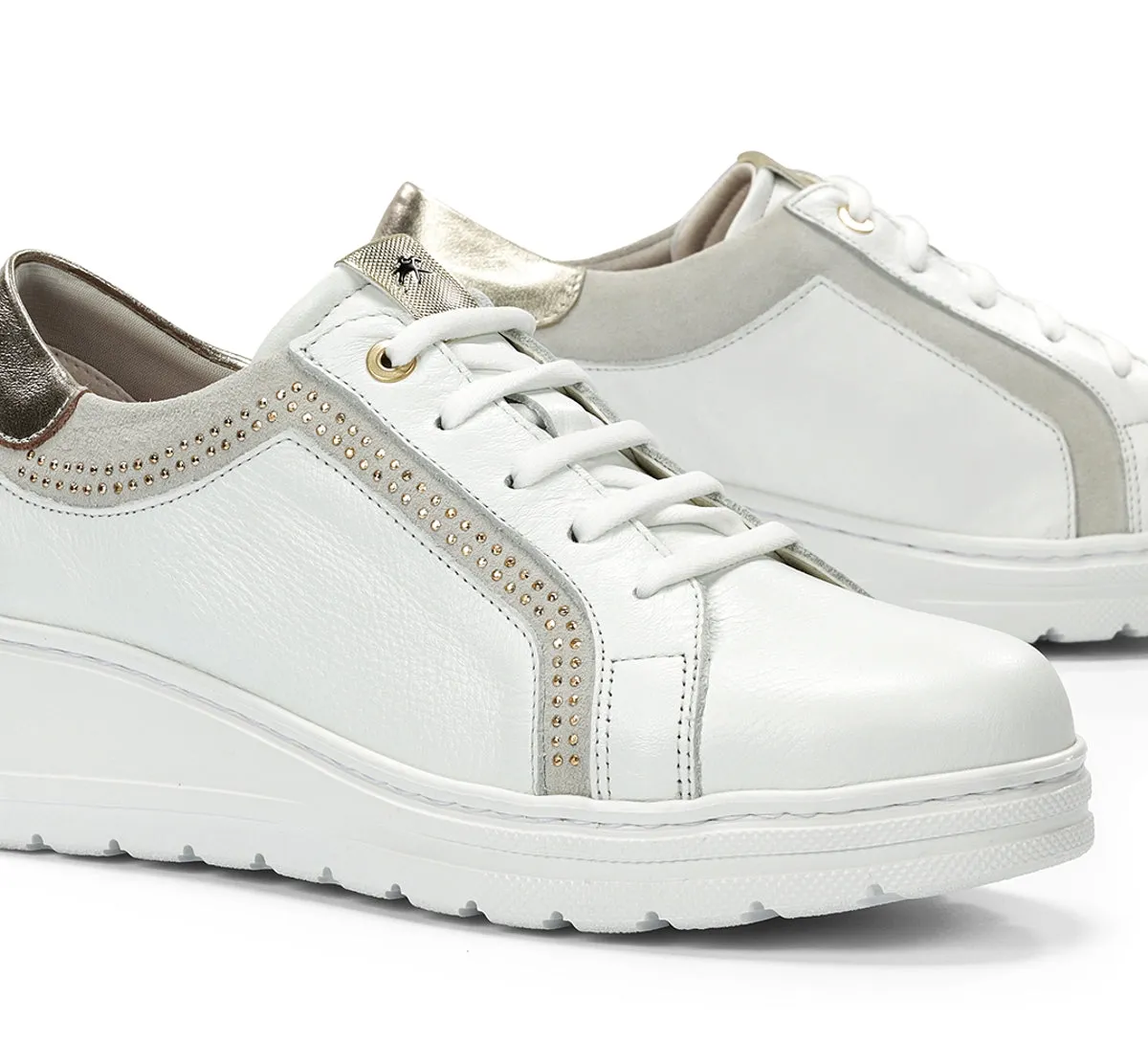Fluchos Aqua F1997 sneakers donna bianche zeppa