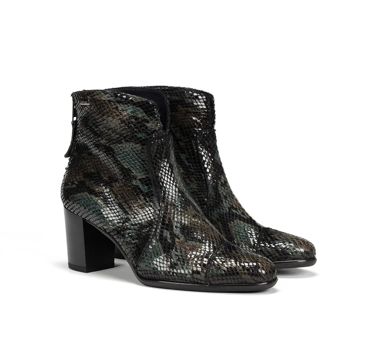Dorking King D8932 stivaletti donna verdi tacco