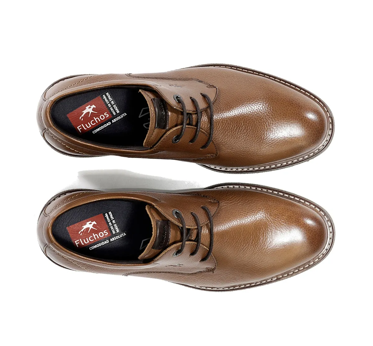 Fluchos Kasper F1815 scarpe uomo marroni pelle