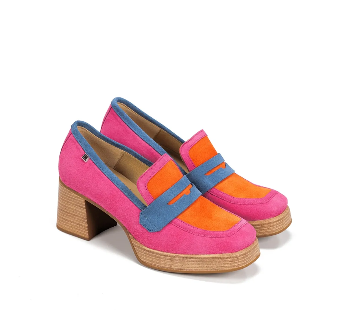 Dorking Cristel D9440 Mocassini Donna Rosa Plateau