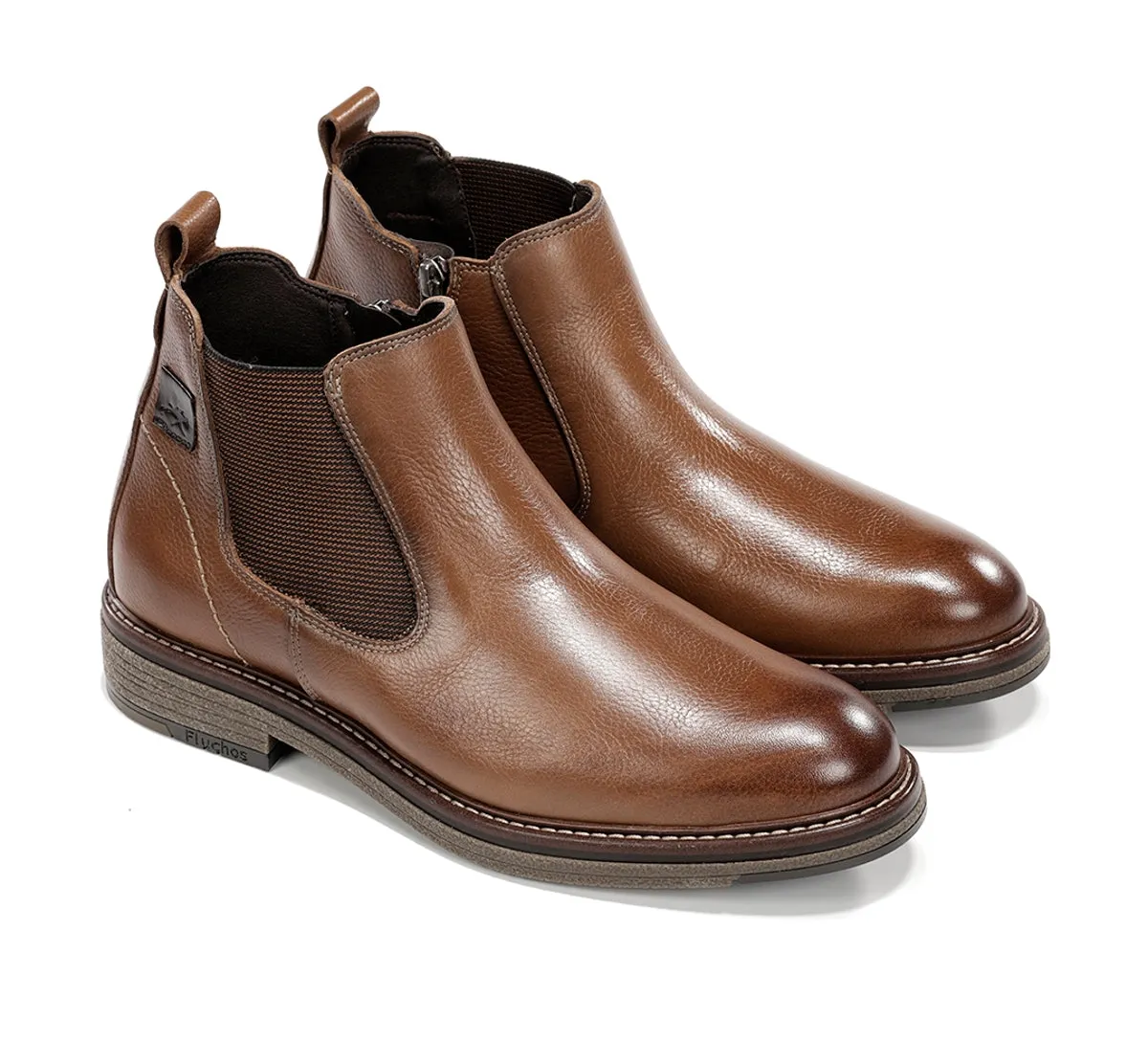 Fluchos Kasper F1817 stivaletti marrone uomo classici