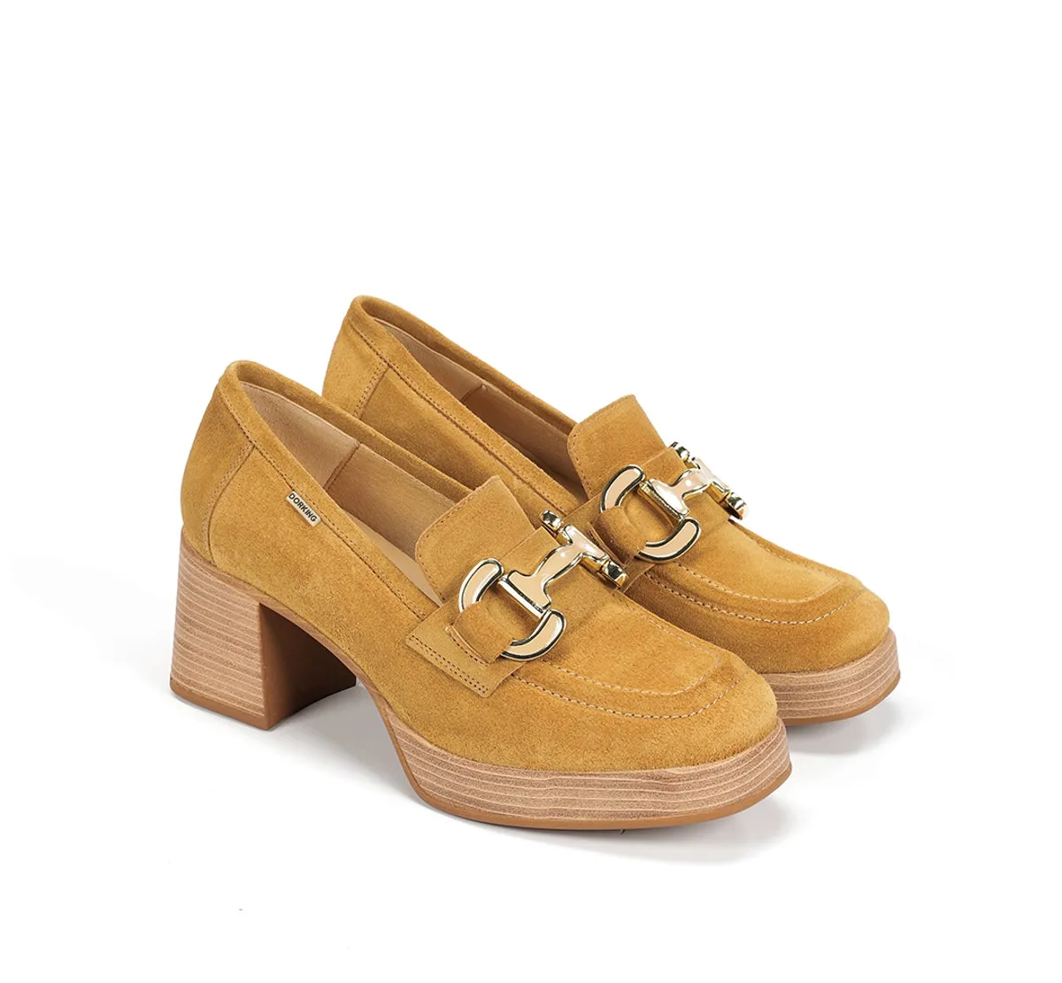 Fluchos Cristel D9232 mocassini donna marrone pelle