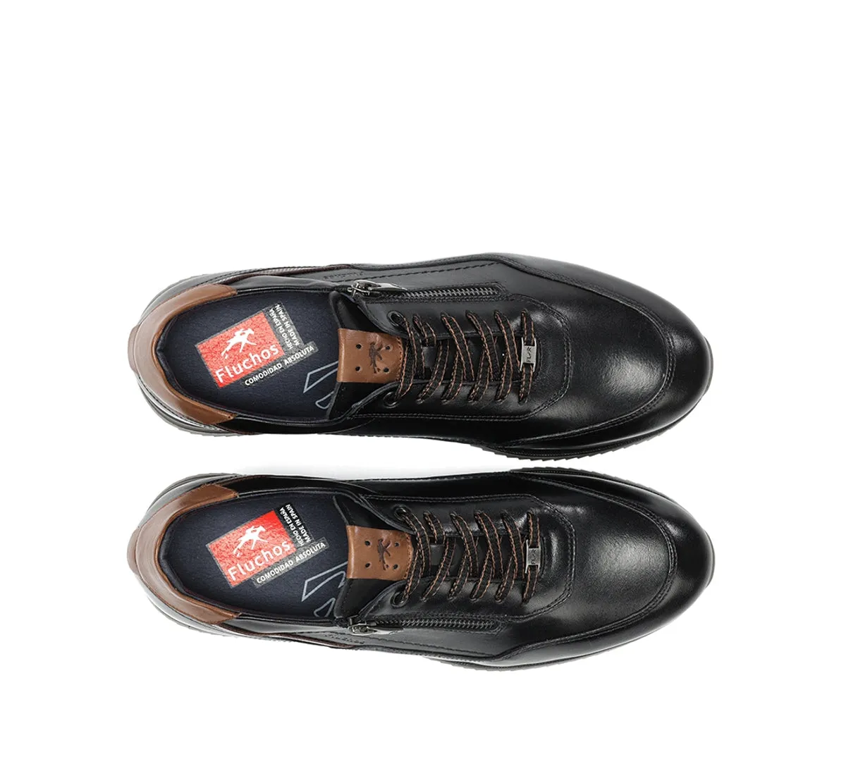 Fluchos Samir F2264 sneakers uomo nero comode