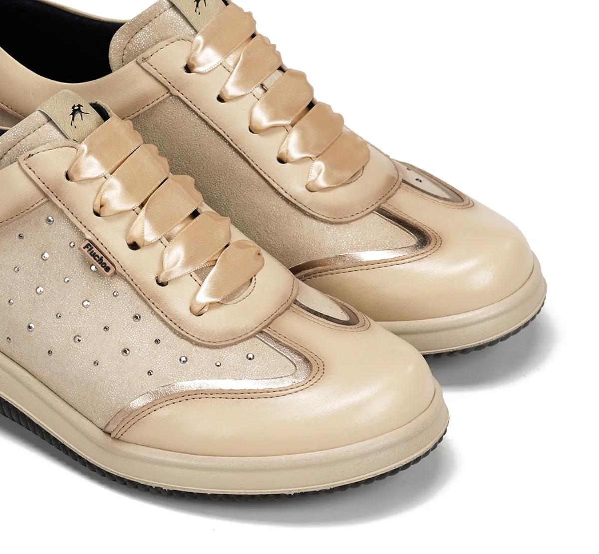 Fluchos Prime F2329 sneakers donna taupe slip-in