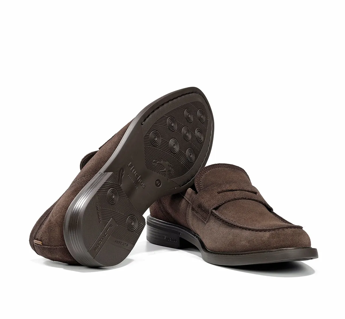 Fluchos Adrien F2496 mocassini uomo marroni pelle
