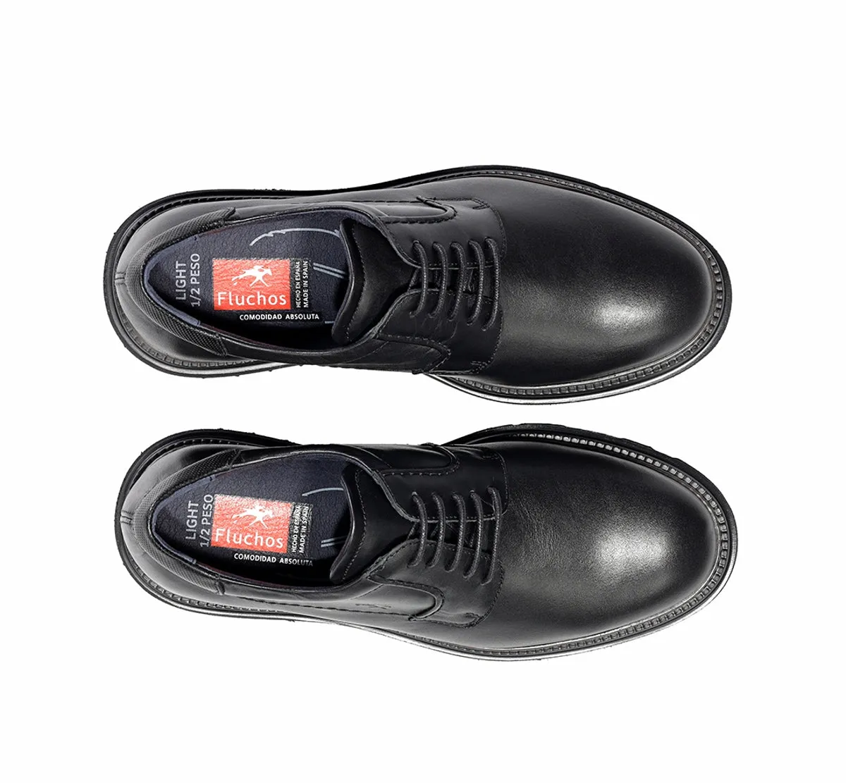 Fluchos Lincon F2054 Scarpe Uomo Nere Classiche