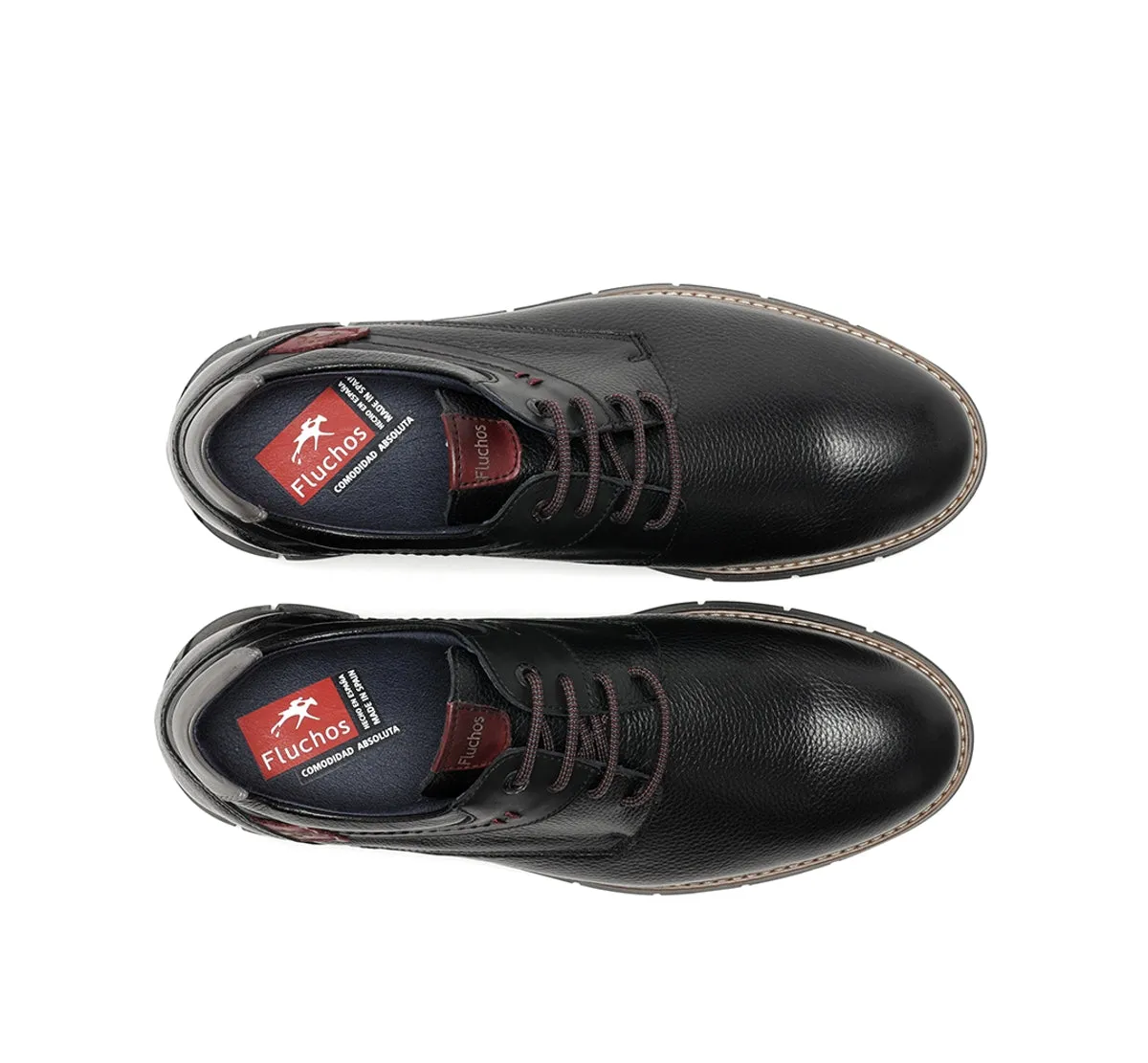 Fluchos Kiro F1578 scarpe uomo nere lavoro