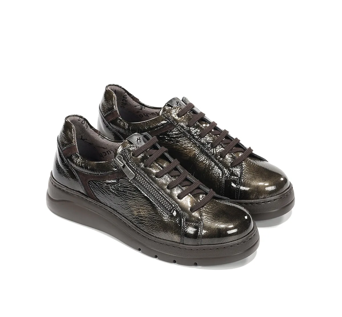 Fluchos Pompas F1666 sneakers donna verdi leggere